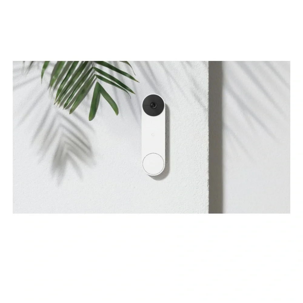 Google - Nest Wi-Fi Video Doorbell - Battery Operated - Snow- New in box!!